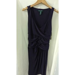 Royal Purple Ralph Lauren Cocktail Dress